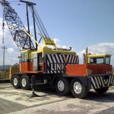 82 T FMC Linkbelt Truck Mounted Crane